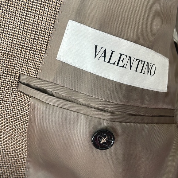 Valentino Mens Sport Jacket Size 38 Brown Tweed - Picture 16 of 16
